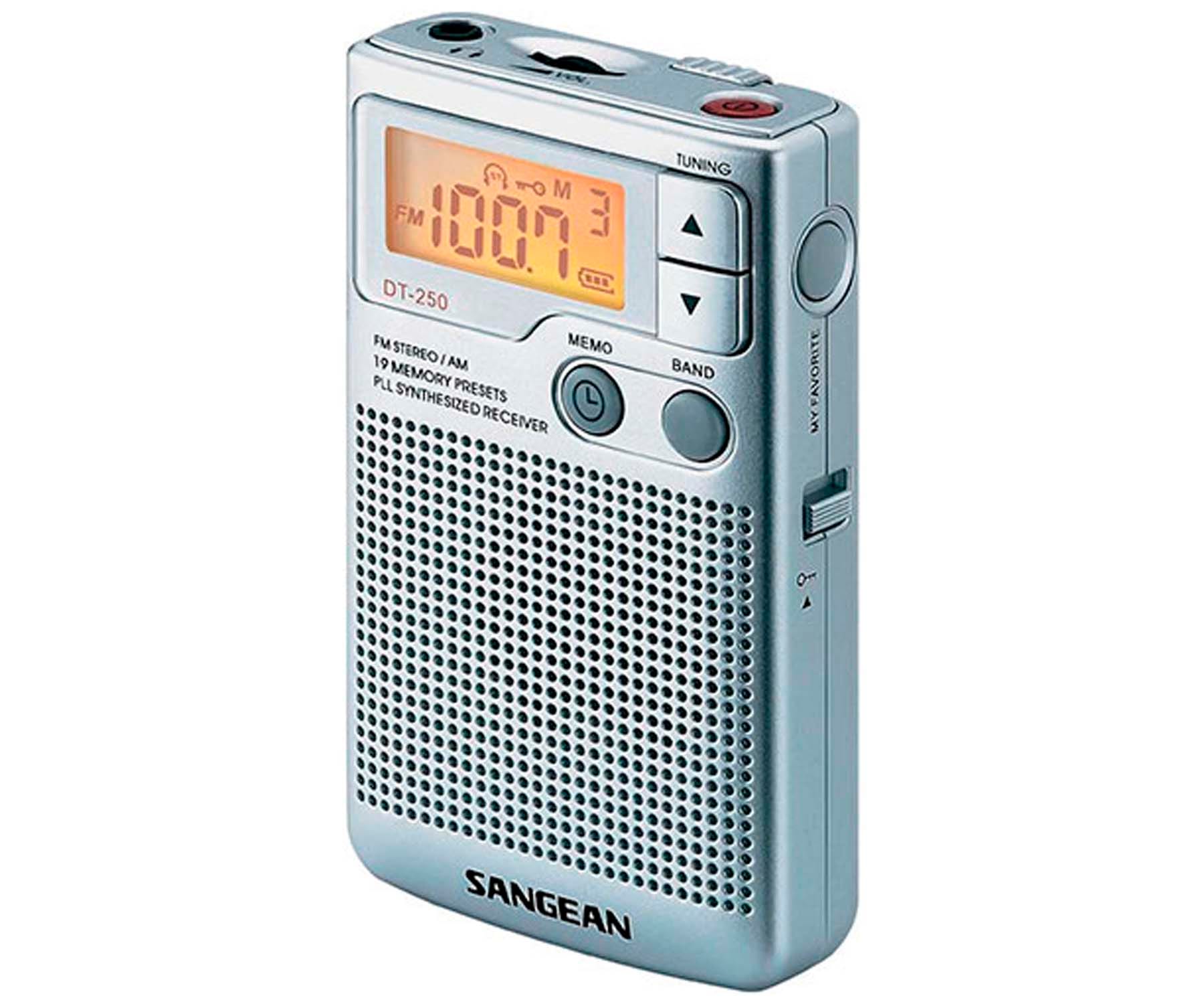 SANGEAN DT-250 PLATA / RADIO PORTÁTIL