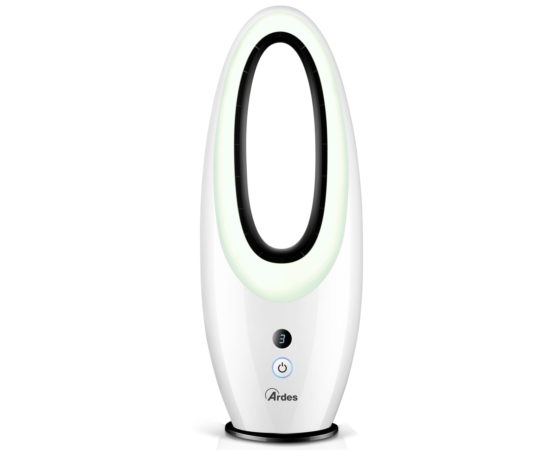 ARDES AR5BL2 VENTILADOR SIN ASPAS XL 65W CONTROL REMOTO LUZ DE NOCHE LED, 3 VELOCIDADES