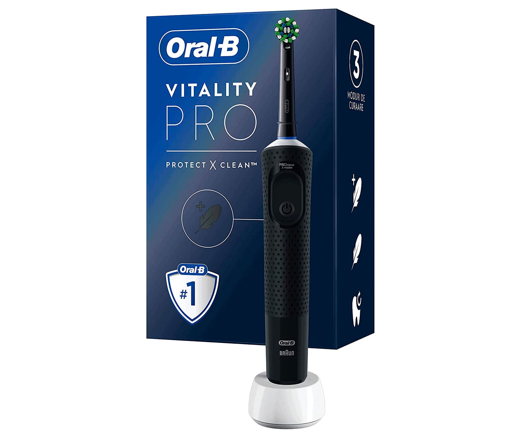 BRAUN ORAL-B VITALITY PRO NEGRO /  CEPILLO DE DIENTES ELÉCTRICO RECARGABLE / TECNOLOGÍA DE LIMPIEZA 2D
