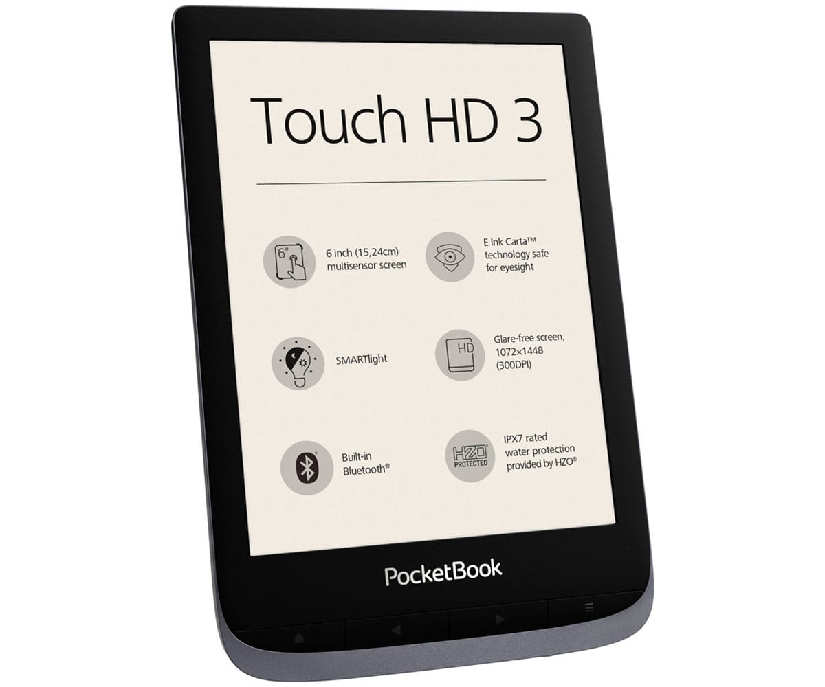 POCKETBOOK TOUCH 3 HD METALLIC GREY / LECTOR DE LIBROS ELECTRÓNICOS 6" 16GB