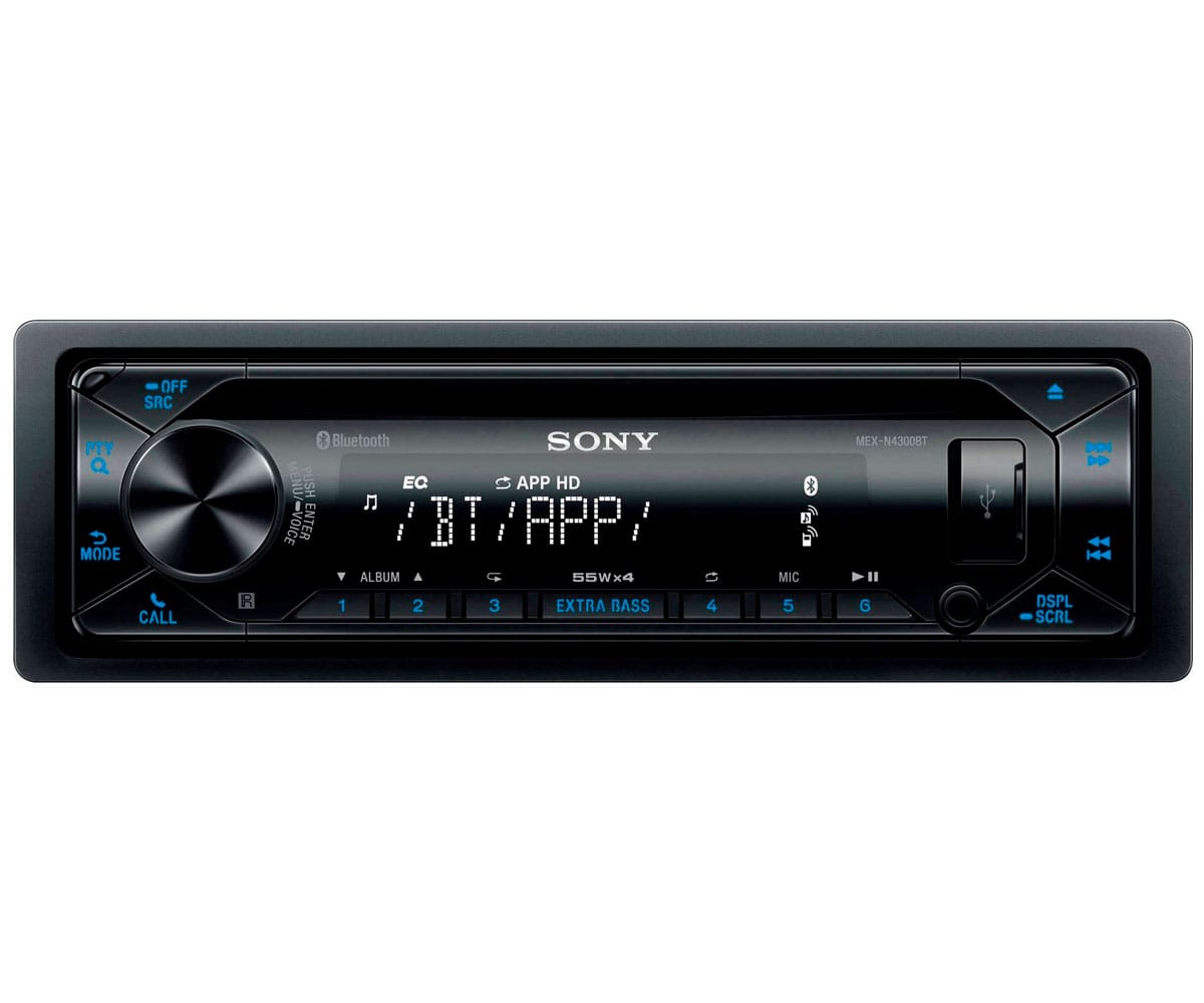 SONY MEX-N4300BT RADIO CD CON TECNOLOGÍA INALÁMBRICA USB Y DOBLE BLUETOOTH