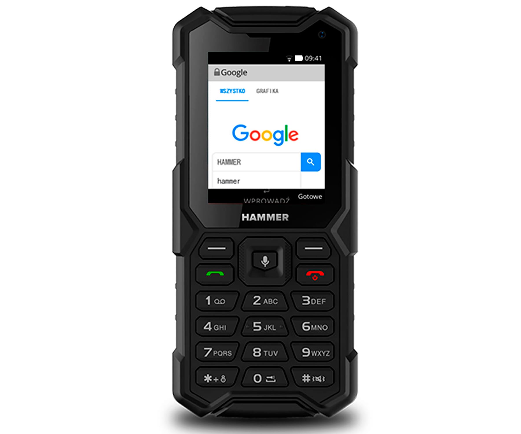 MYPHONE 4G HAMMER 5 SMART BLACK / RUGERIZADO / MÓVIL 2.4"