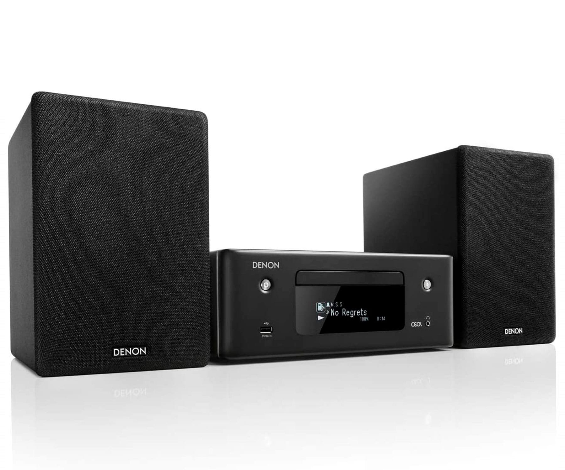 DENON CEOL N10 BLACK / MICROCADENA 130W CON ALTAVOCES