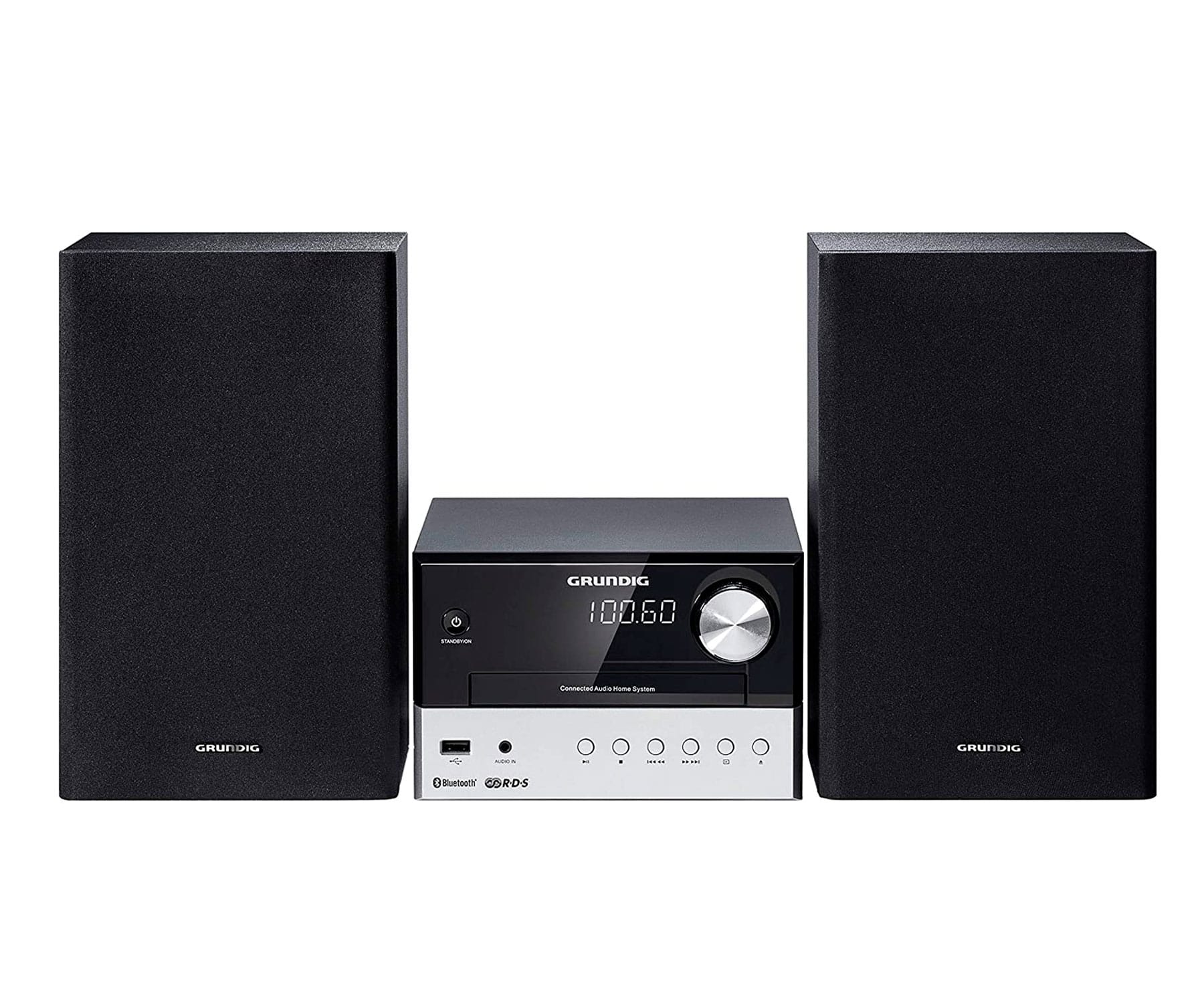 GRUNDIG M 1000 BT SILVER / MICROCADENA 30W CON ALTAVOCES