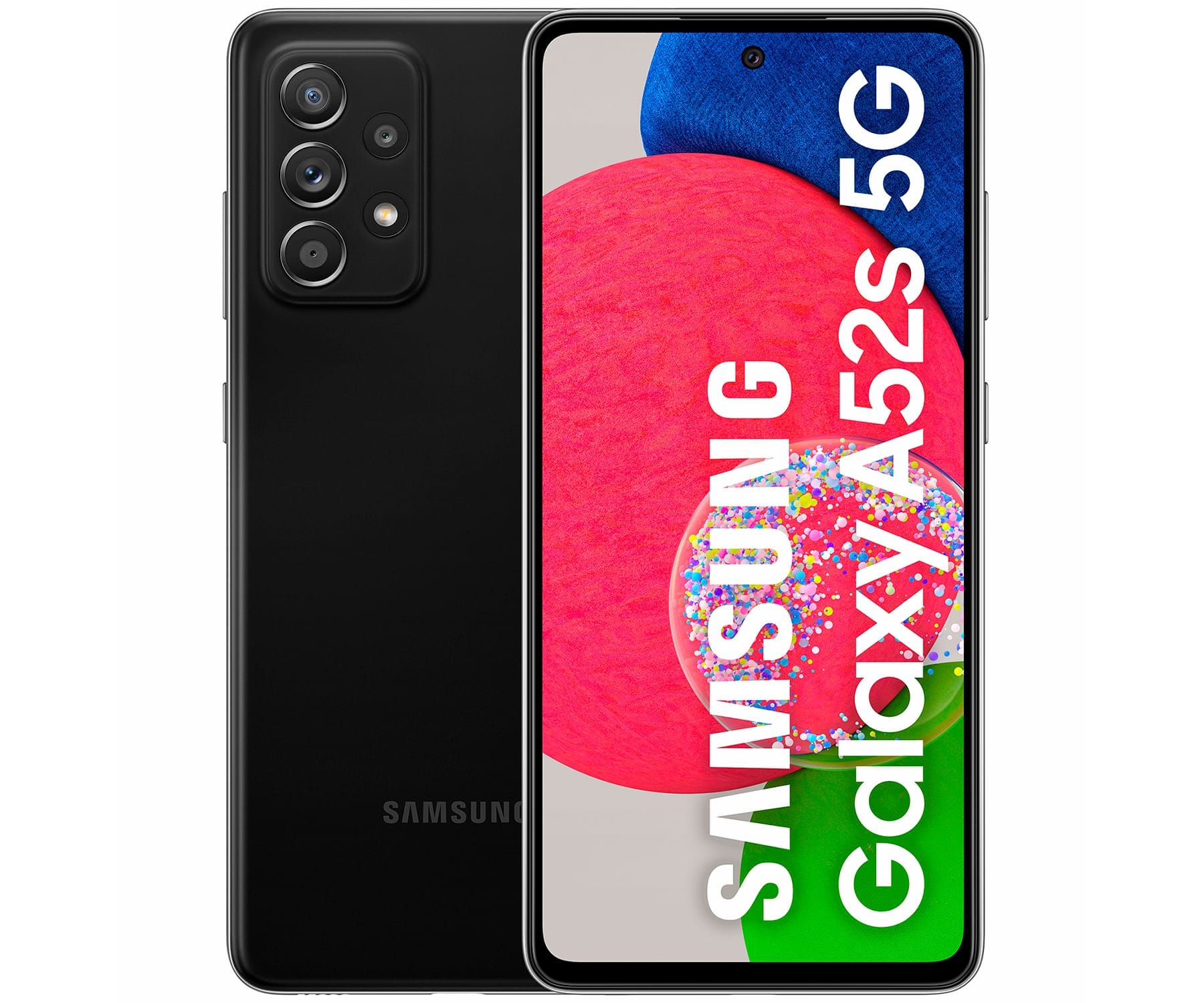 SAMSUNG GALAXY A52S 5G NEGRO (AWESOME BLACK) 6+128GB / 6.5" AMOLED / DUAL SIM