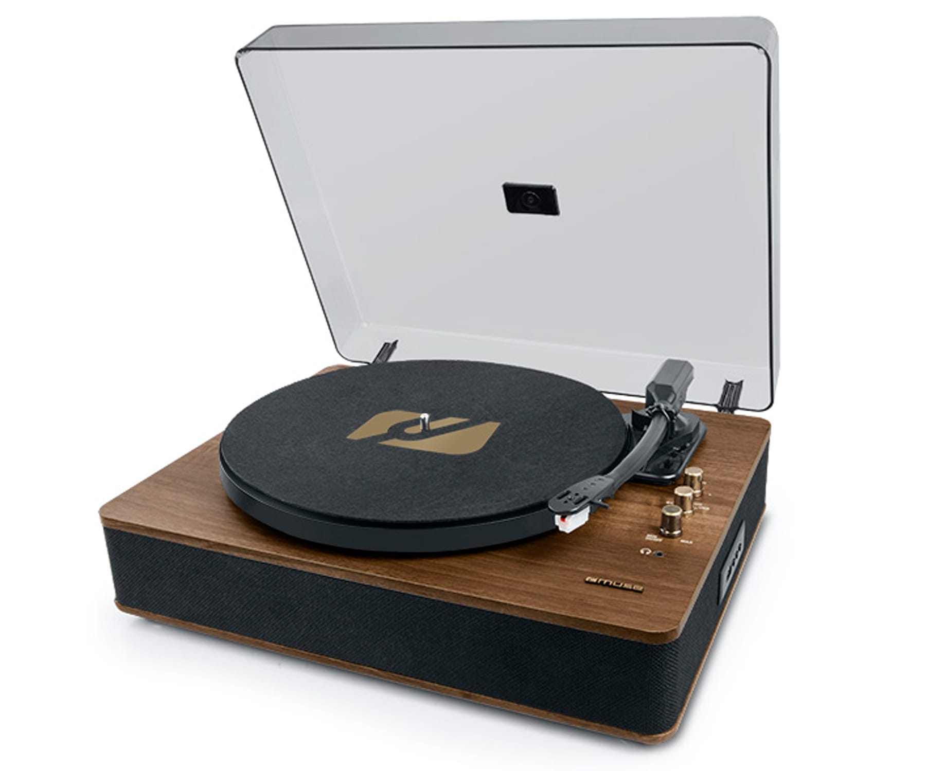 MUSE MT-106 BT WOOD / TOCADISCOS CON ALTAVOCES