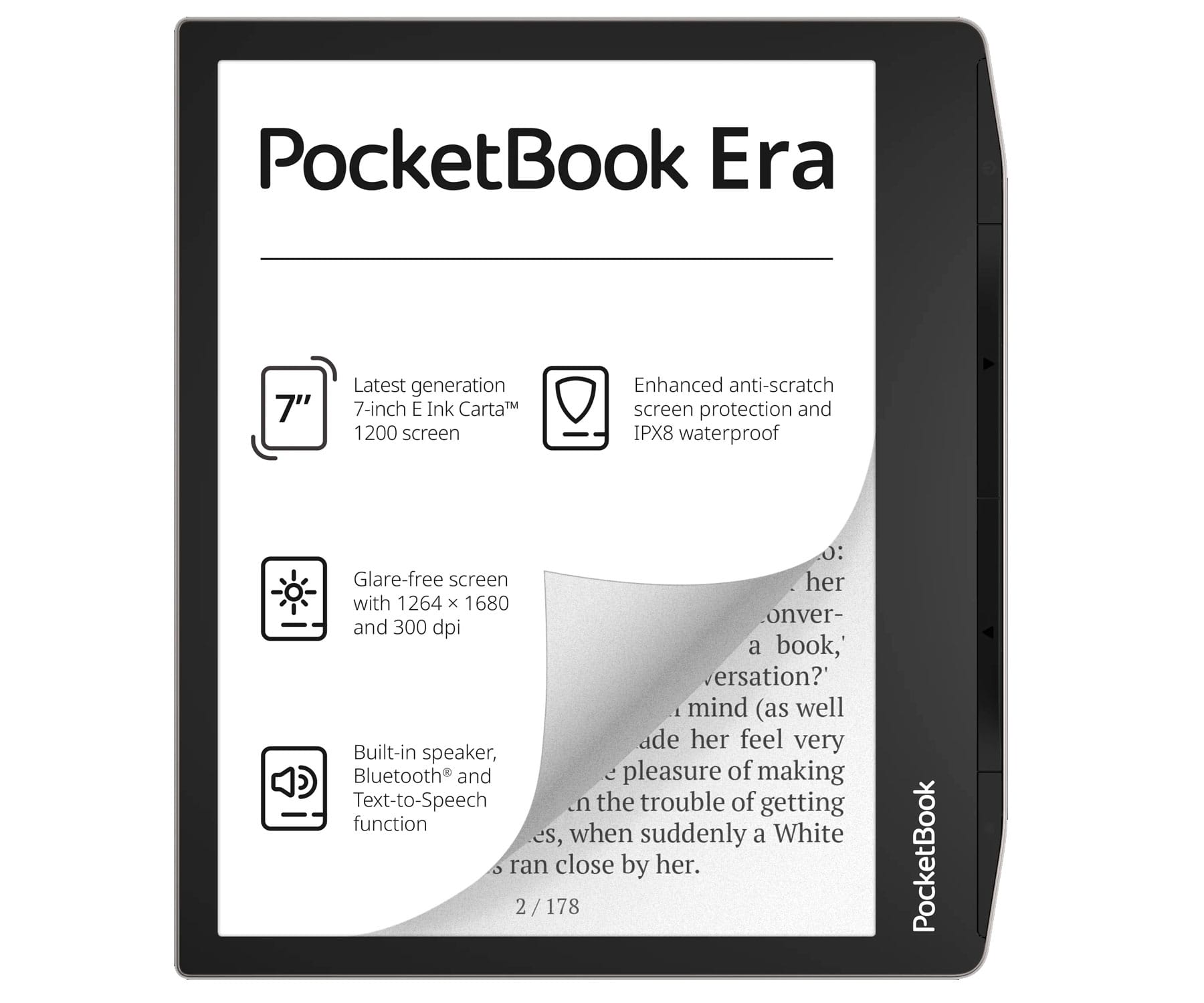 POCKETBOOK ERA STARDUST SILVER / LECTOR DE LIBROS ELECTRÓNICOS 7" 16GB