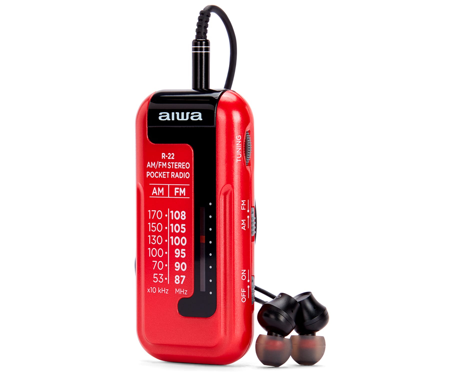 AIWA RS-22 ROJO / RADIO PORTÁTIL