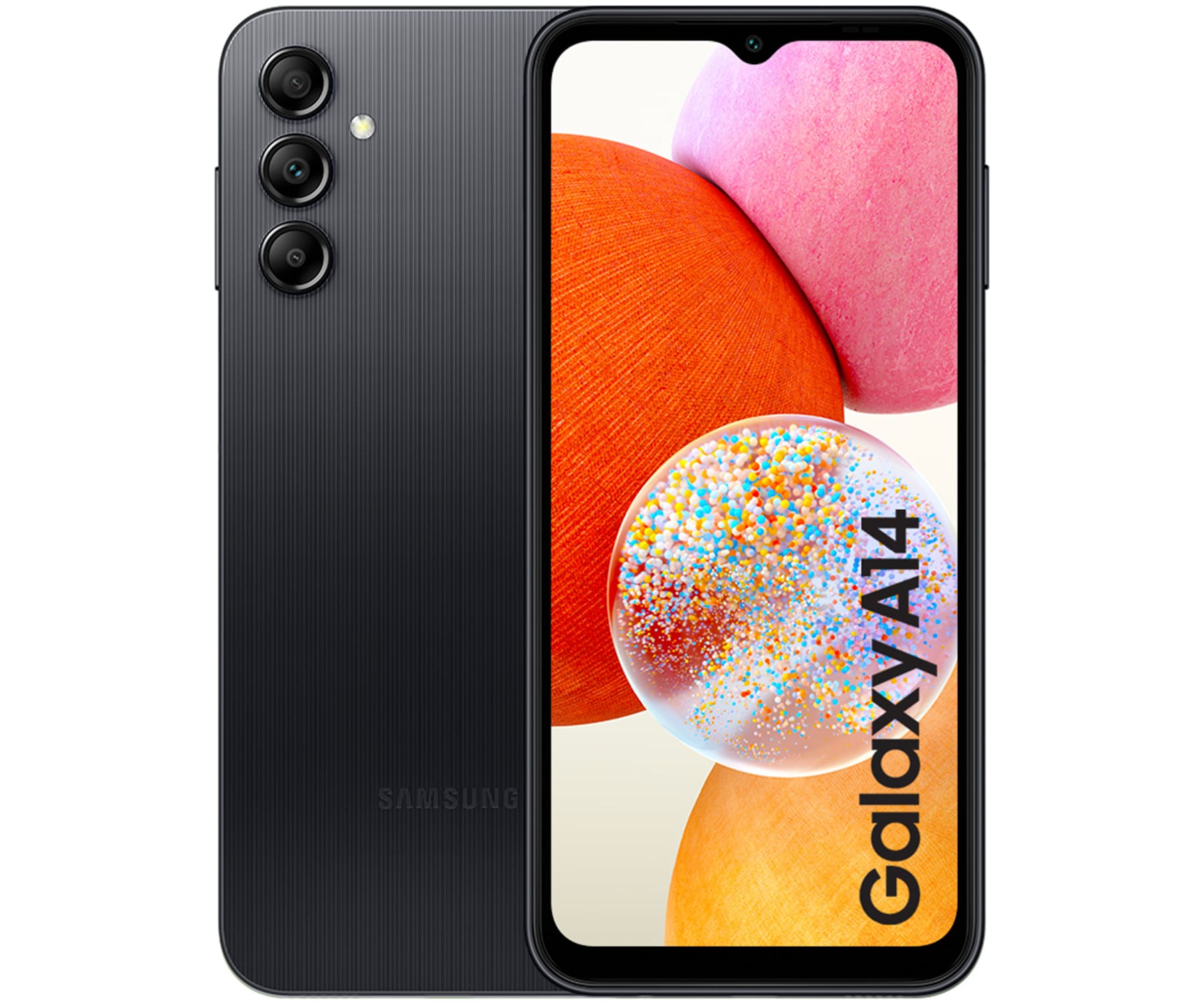 SAMSUNG A14 BLACK MIST / 4+128GB / 6.6" 90HZ FULL HD+