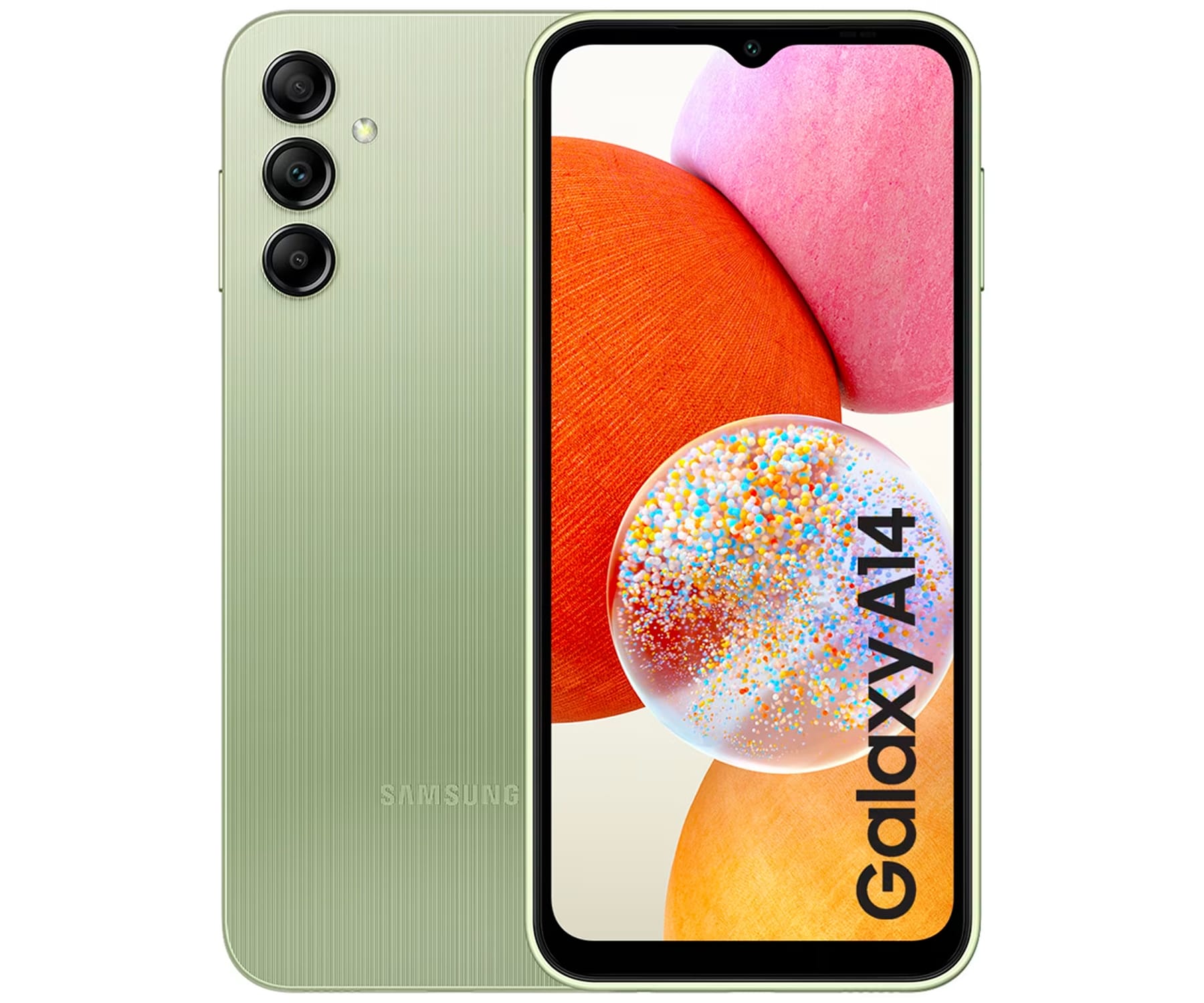 SAMSUNG A14 LIGHT GREEN / 4+64GB / 6.6" 90HZ FULL HD+