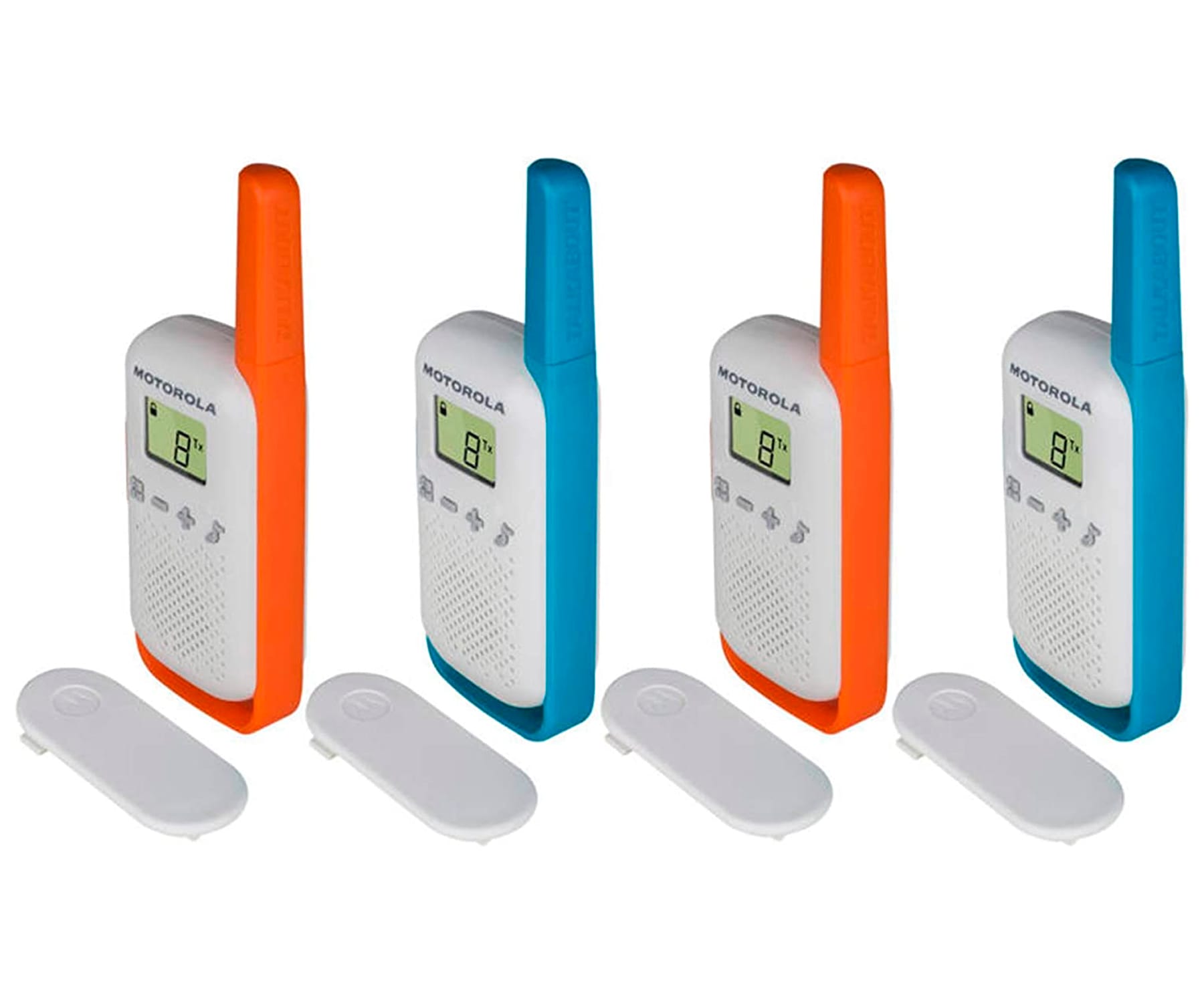 MOTOROLA TALKABOUT T42 QUAD PACK / PACK DE 4 WALKIE TALKIE