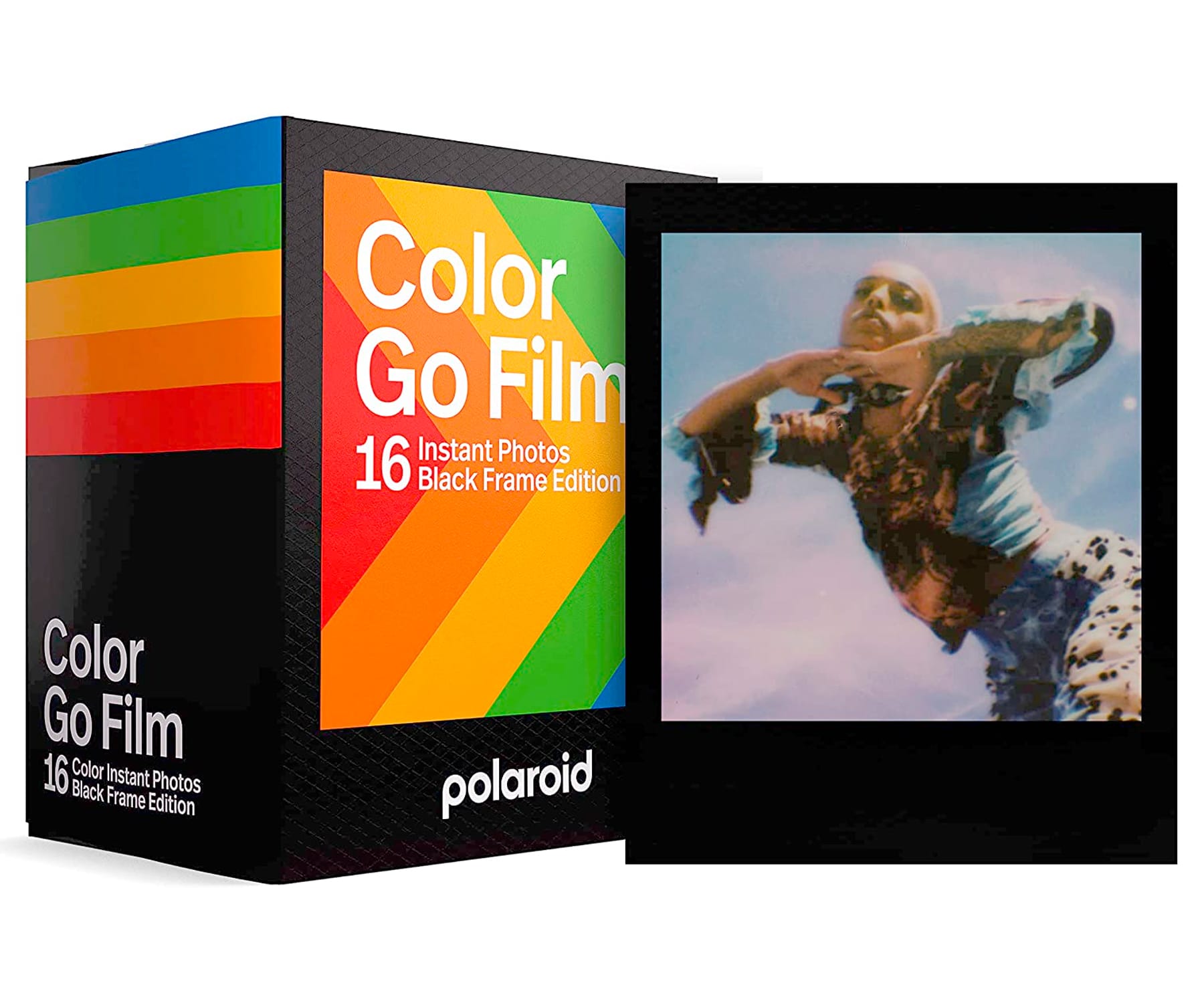POLAROID GO FILM DOUBLE PACK BLACK / PELÍCULA FOTOGRÁFICA INSTANTÁNEA - 16 FOTOS