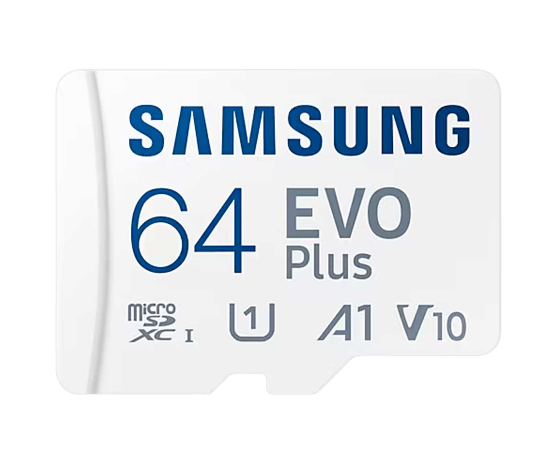 SAMSUNG EVO PLUS / MEMORIA MICROSD 64GB + ADAPTADOR SD