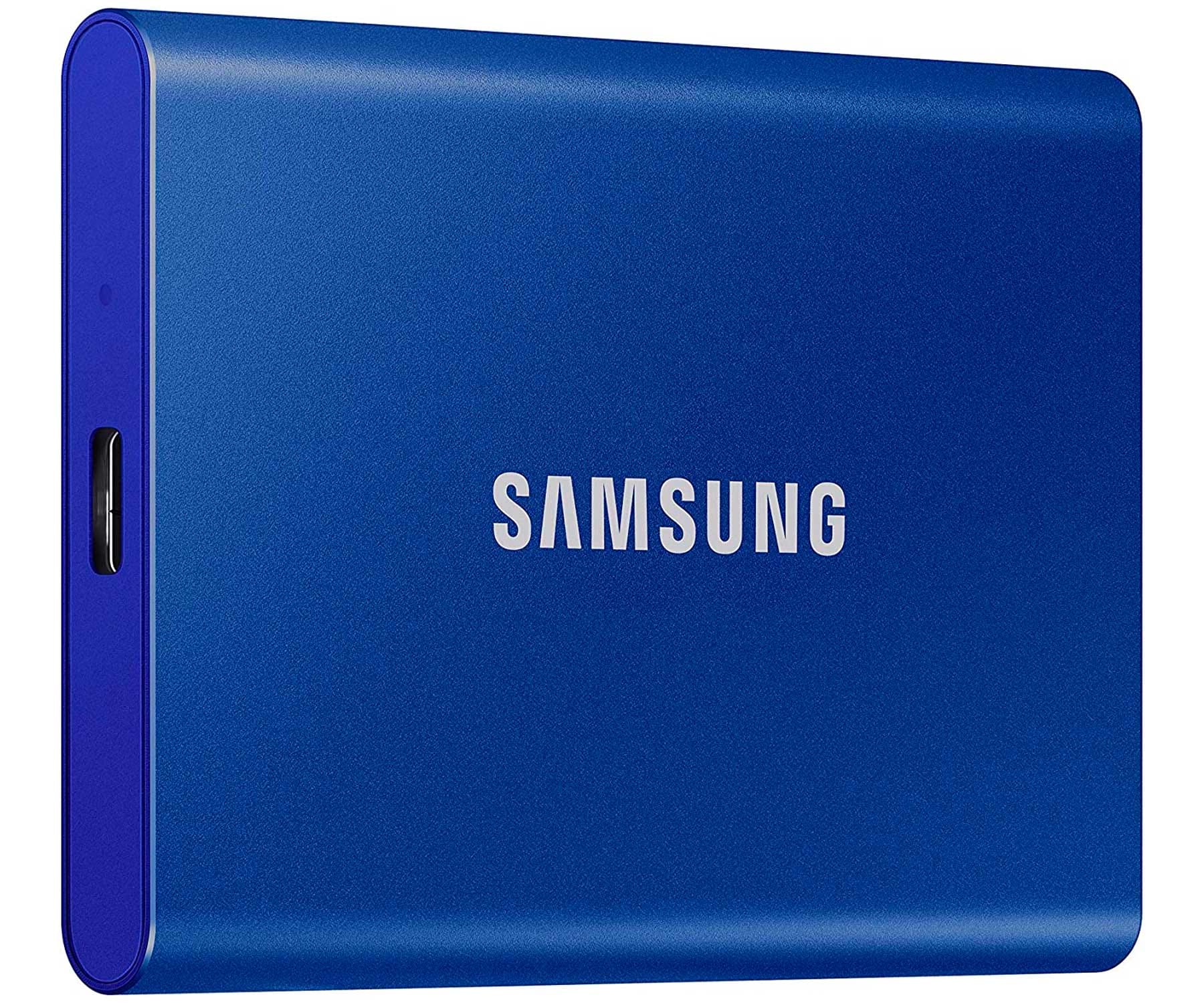 SAMSUNG PSSD T7 INDIGO BLUE / DISCO DURO SSD 1TB USB 3.2 GEN 2