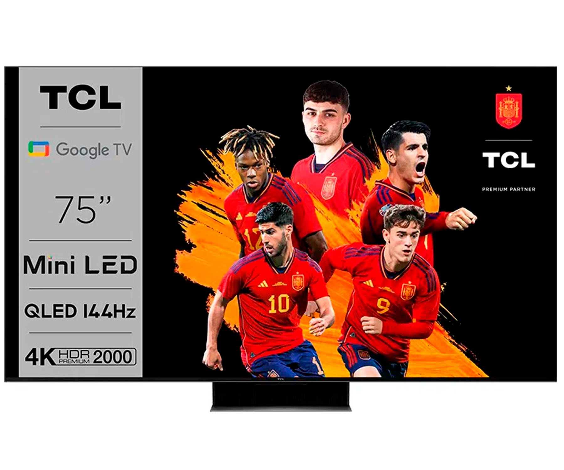 TCL 75C845 / TELEVISOR SMART TV 75" QLED MINI-LED 144HZ UHD 4K HDR