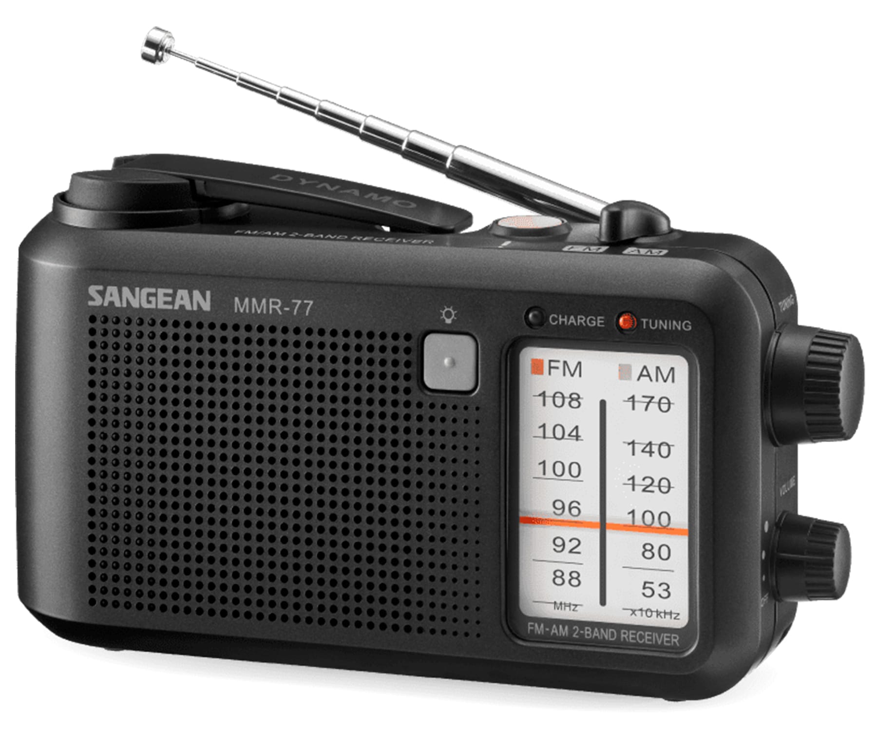SANGEAN MMR-77 FCC MATT BLACK / RADIO PORTÁTIL