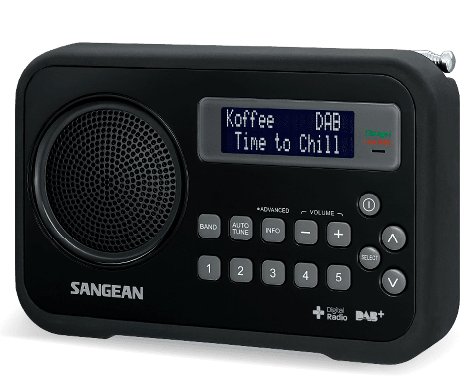 SANGEAN DPR-67 DAB+ BLACK / RADIO PORTÁTIL