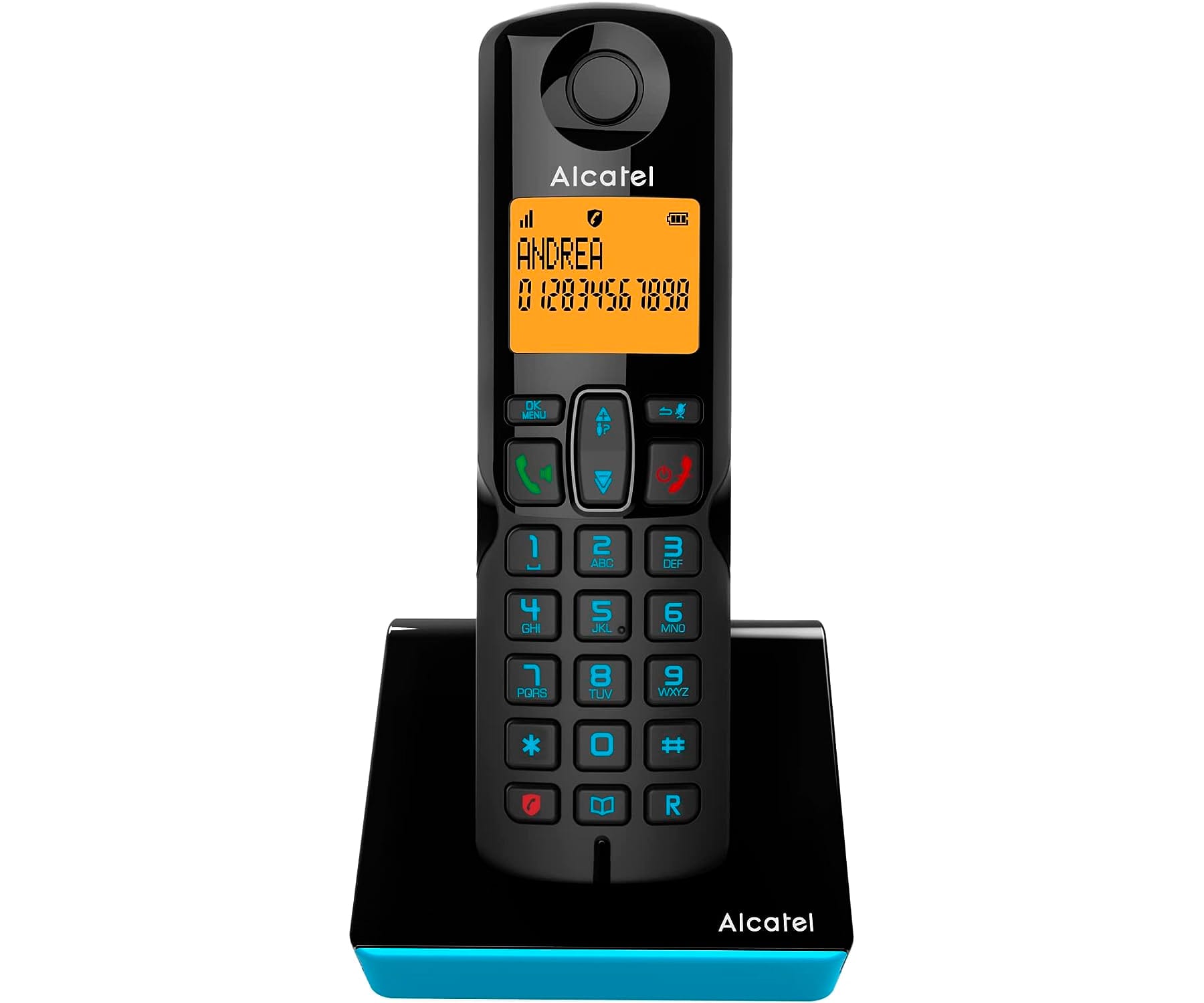 ALCATEL S280 BLACK-BLUE/ TELÉFONO INALÁMBRICO