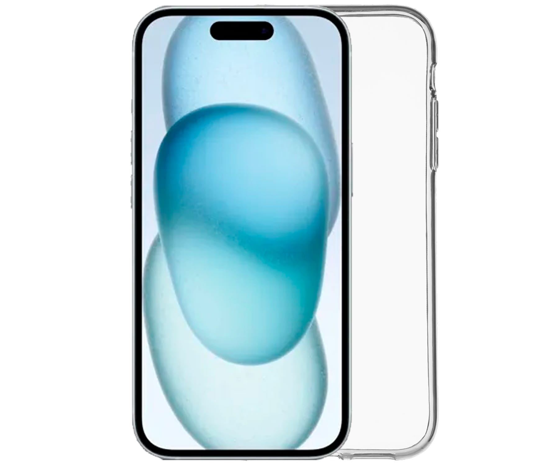 Funda JC TRASERA  | SILICONA TRANSPARENTE / IPHONE 15 PRO