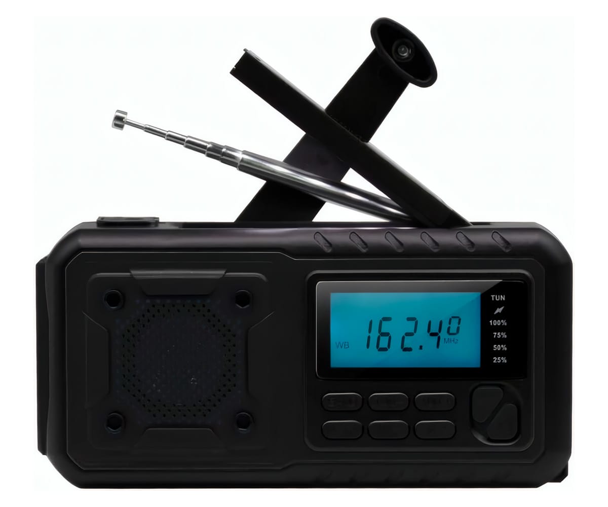 Radio Radio portátil Beafon BTEC-RDS670 a Batería recargable Negro
