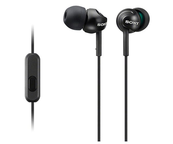 SONY MDR-EX110AP BLACK / AURICULARES INEAR CON CABLE