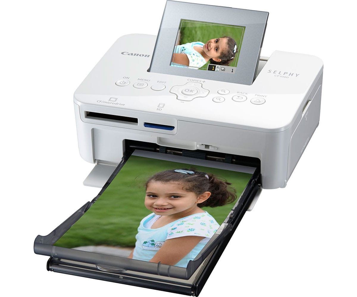CANON SELPHY CP1000 BLANCO IMPRESORA FOTOGRÁFICA COMPACTA Y PORTÁTIL IMPRESIÓN DESDE USB Y SD