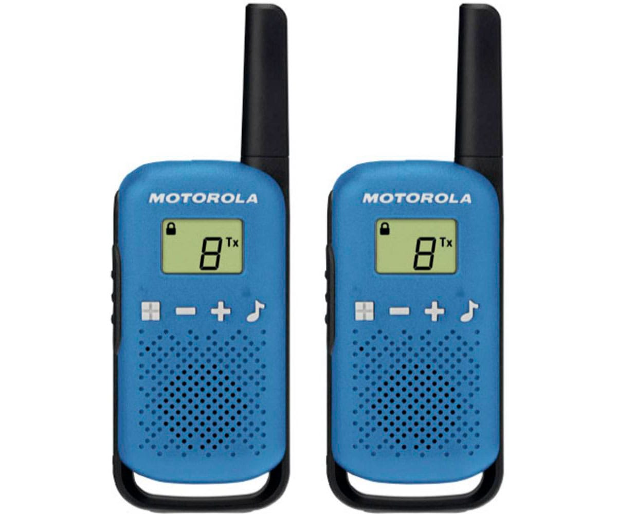 MOTOROLA TAKABOUT T42 AZUL / PAREJA DE WALKIE TALKIES 4KM