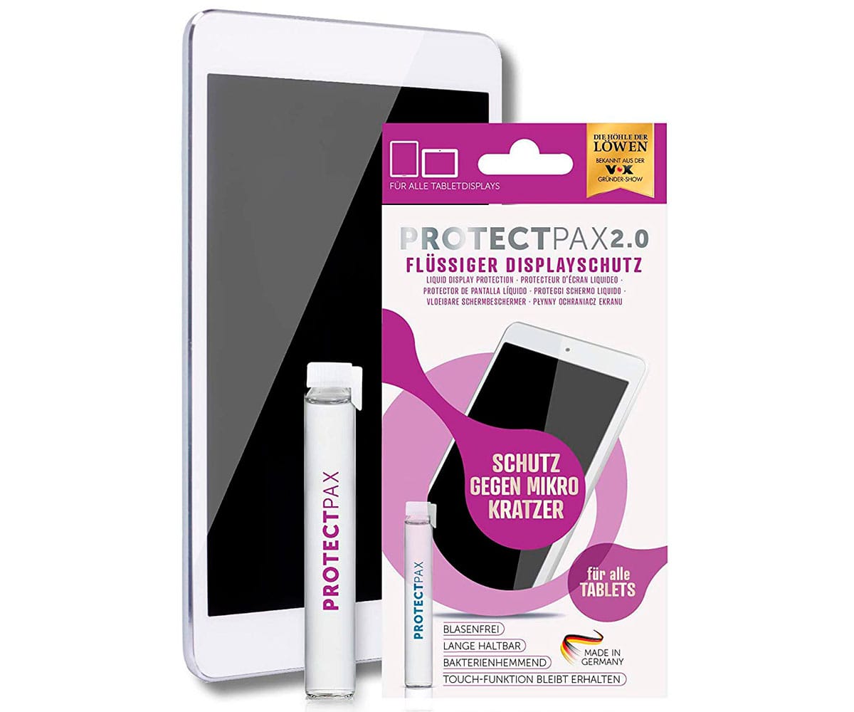PROTECTPAX 2.0 PROTECTOR UNIVERSAL PARA TABLETS LÍQUIDO DE DIÓXIDO DE TITANIO CRISTAL TEMPLADO